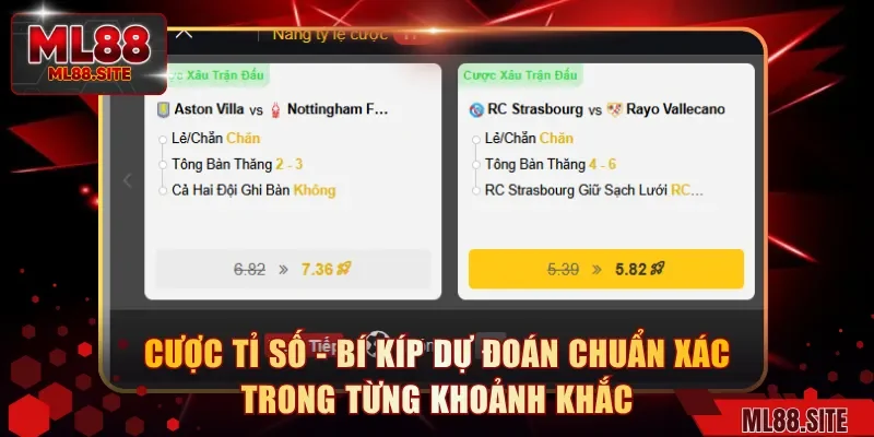 Cược Tỉ Số - Bí Kíp Dự Đoán Chuẩn Xác Trong Từng Khoảnh Khắc
