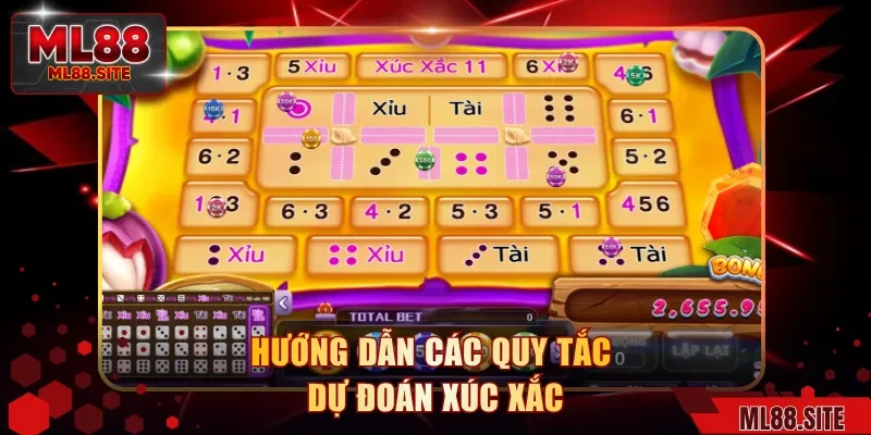 Hướng dẫn các quy tắc dự đoán xúc xắc
